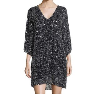 Alice + Olivia Black Sequin Dress
